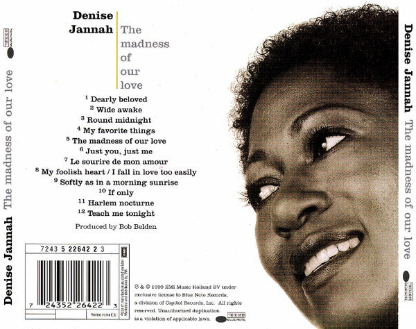 Denise Jannah : The Madness Of Our Love (CD, Album)