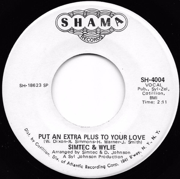 Simtec & Wylie : Gimme Some Of What You Got (7", Promo, SP )