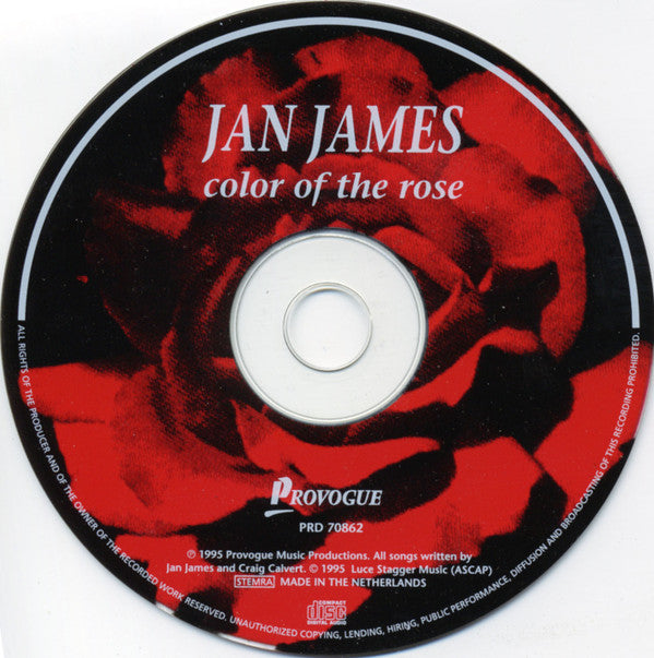 Jan James : Color Of The Rose (CD, Album)