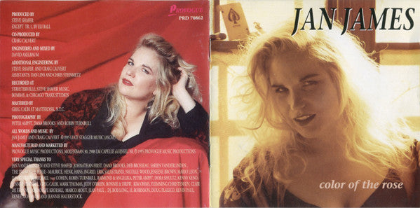 Jan James : Color Of The Rose (CD, Album)