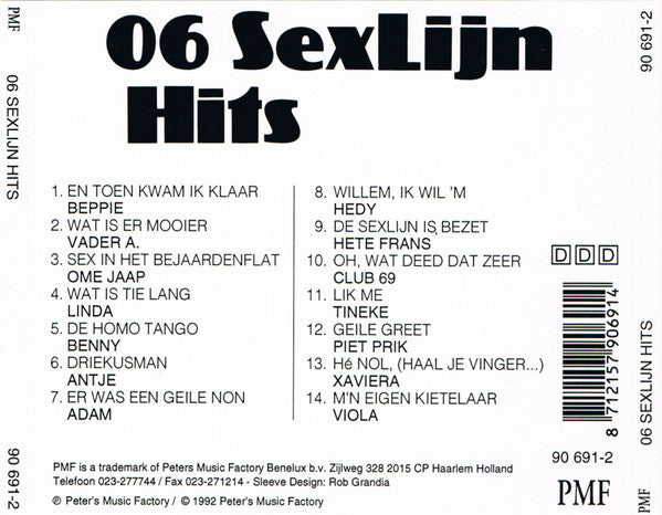 Various : 06 Sexlijn Hits (CD, Comp)