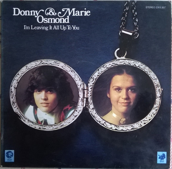 Donny & Marie Osmond : I'm Leaving It All Up To You (LP, Album)