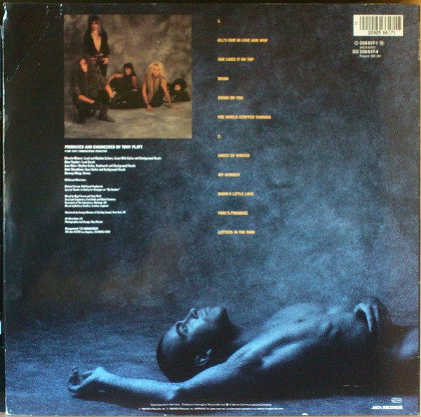 Lillian Axe : Love + War (LP, Album)