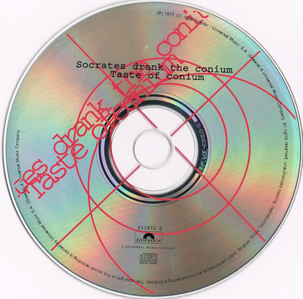 Socrates Drank The Conium : Taste Of Conium (CD, Album, RE, RM)