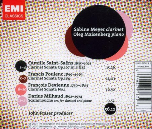 Sabine Meyer, Oleg Maisenberg : Devienne, Poulenc, Saint-Saëns, Milhaud (CD, Album)