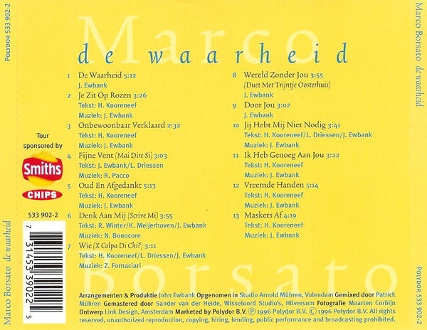 Marco Borsato : De Waarheid (CD, Album)
