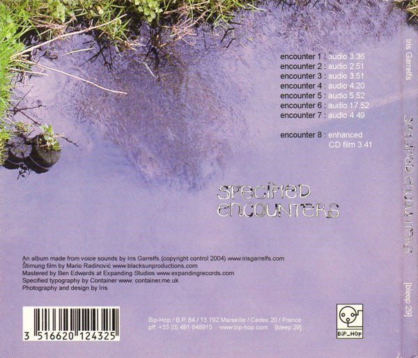 Iris Garrelfs : Specified Encounters (CD, Album, Enh)