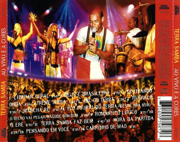 Terra Samba : Ao Vivo E A Cores (CD, Album)
