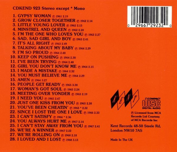 The Impressions : Definitive Impressions (CD, Comp)