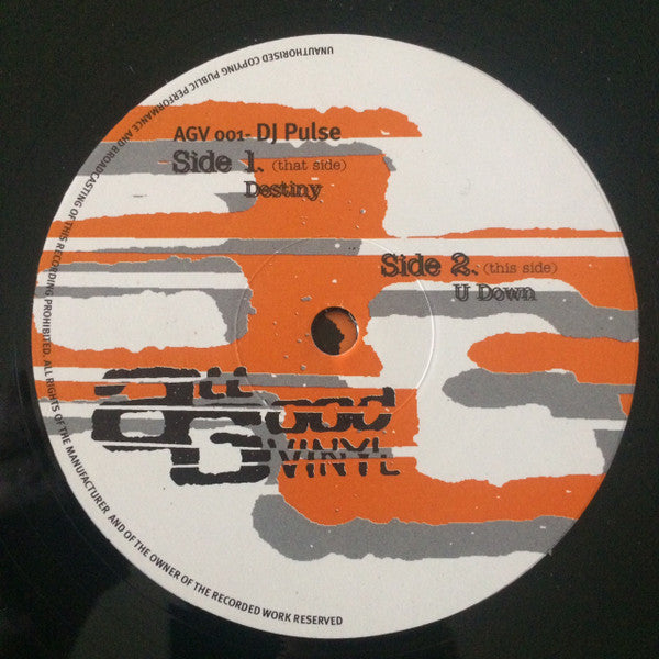 DJ Pulse And The Jazz Cartel* : Destiny / U Down (12", Promo)