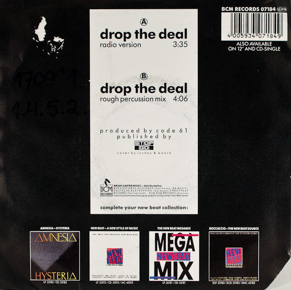 Code 61 : Drop The Deal (Remix) (7")