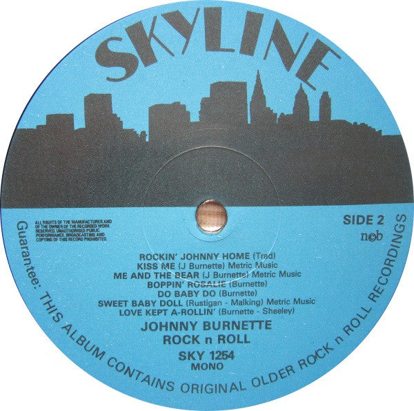 Johnny Burnette : Rock'n Roll (LP, Comp, Mono)