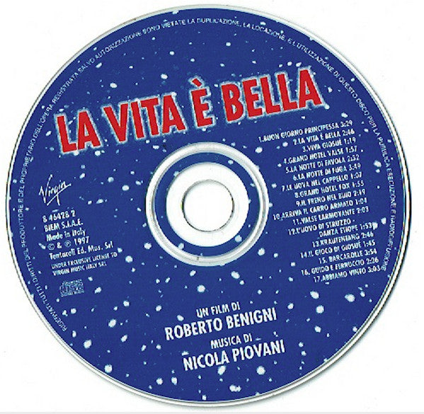 Nicola Piovani : La Vita È Bella (CD, Album)