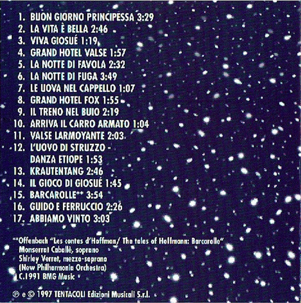 Nicola Piovani : La Vita È Bella (CD, Album)