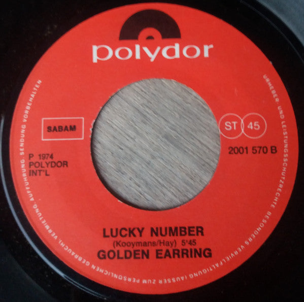 Golden Earring : Ce Soir (7", Single)