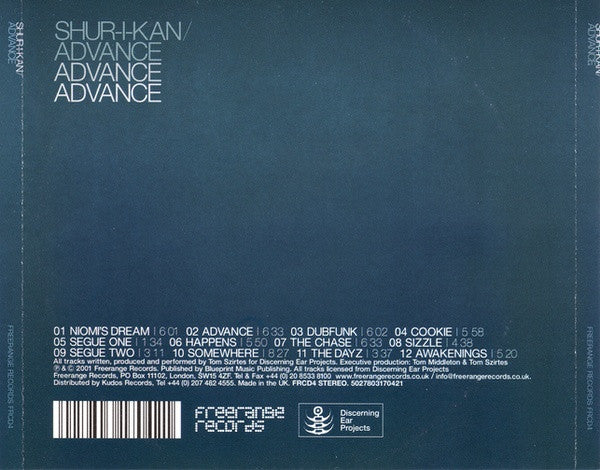 Shur-i-kan : Advance (CD, Album)