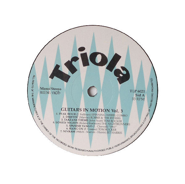 Various : Guitars In Motion Vol. 3 (LP, Comp, Mono)
