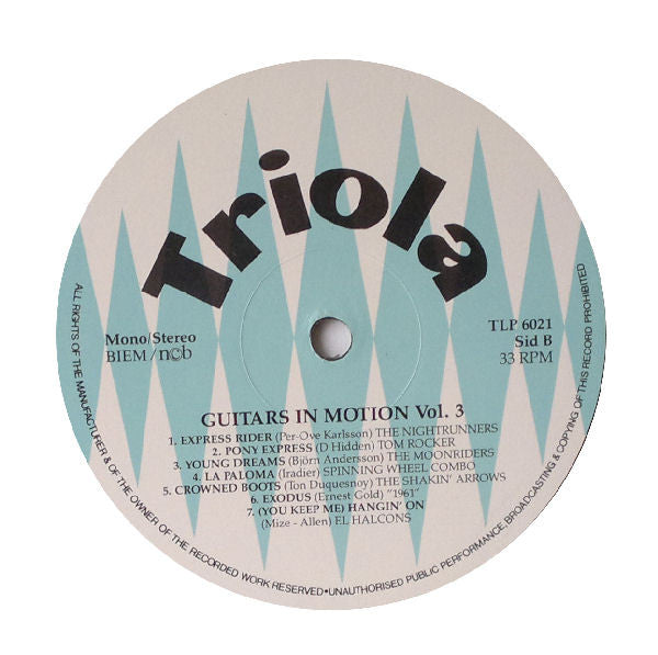 Various : Guitars In Motion Vol. 3 (LP, Comp, Mono)