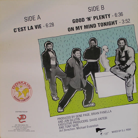 Tavares : C'est La Vie (12")