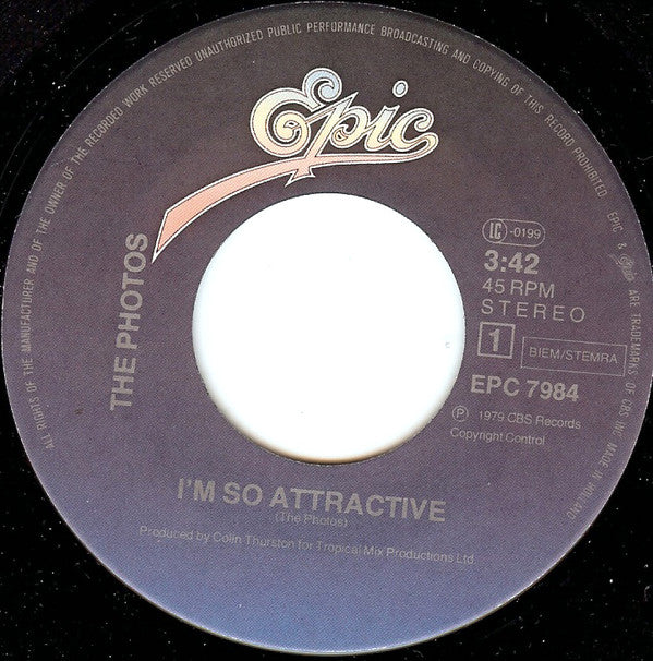 The Photos : I'm So Attractive (7", Single)