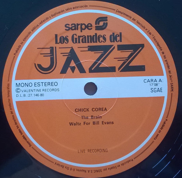 Chick Corea And Woody Shaw, Hubert Laws, Bennie Maupin, Dave Holland, Horacee Arnold : Los Grandes Del Jazz 3 (LP, Comp)
