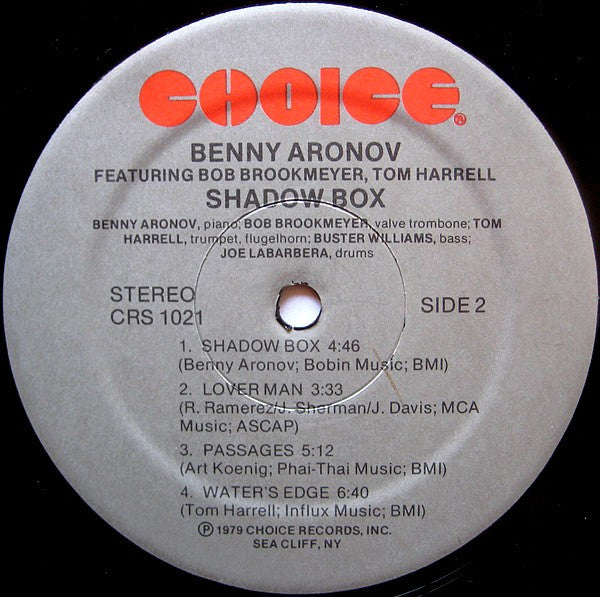Benny Aronov* : Shadow Box (LP, Album)