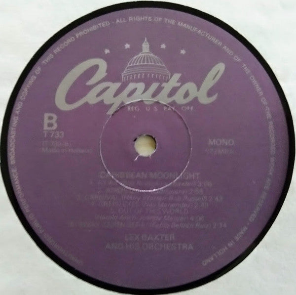 Les Baxter : Caribbean Moonlight (LP, Album, Mono, RE)