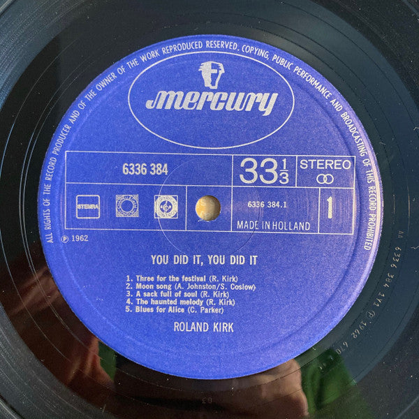 Roland Kirk : You Did It, You Did It (LP, Album, RE)