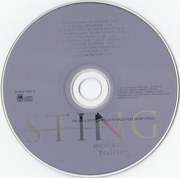 Sting : Mercury Falling (CD, Album)