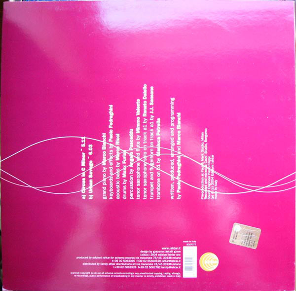 Paolo Fedreghini & Marco Bianchi : Circus In C Minor / Urban Savage (12")