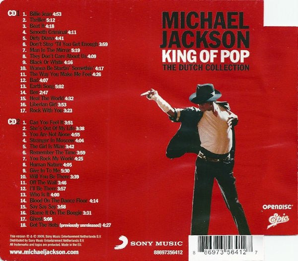 Michael Jackson : King Of Pop (The Dutch Collection) (2xCD, Comp)