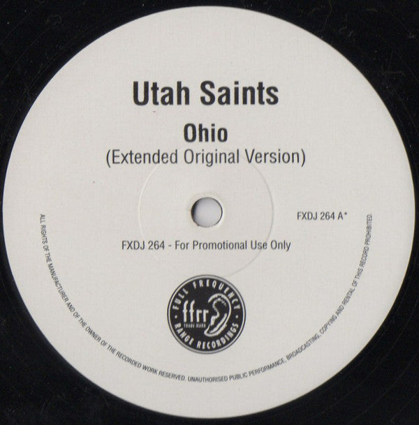 Utah Saints : Ohio (2x12", Single, Promo)