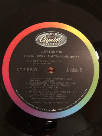 Ferlin Husky & His Hush Puppies : Just For You (LP, Album)