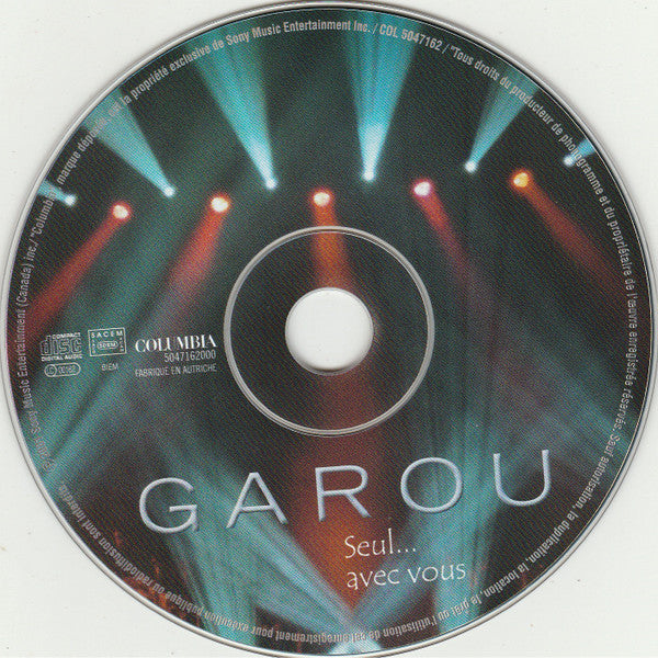 Garou : Seul... Avec Vous (CD)