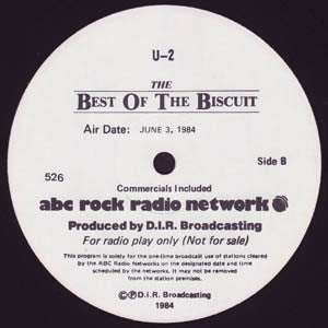 U2 : The Best Of The Biscuit (LP, Transcription + LP, S/Sided, Transcription)