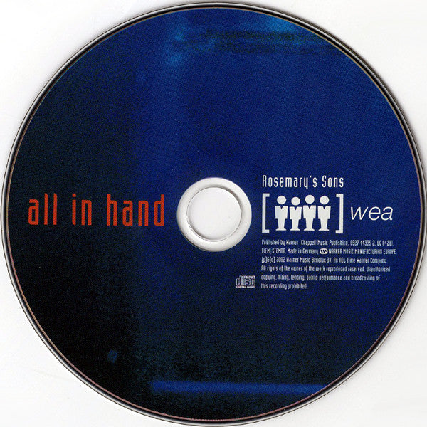 Rosemary's Sons : All In Hand (CD, Album)