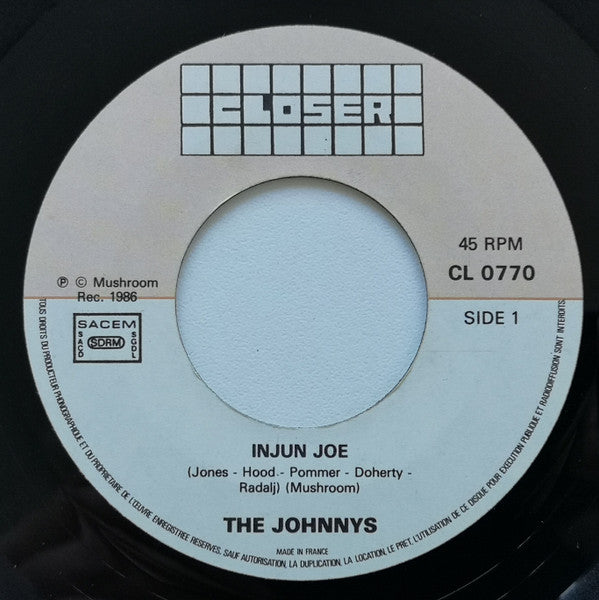 The Johnnys : Injun Joe (7", Single)