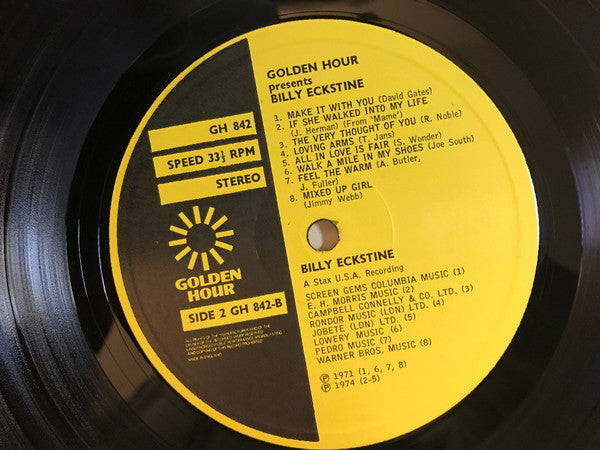 Billy Eckstine : The Golden Hour Presents (LP, Comp)
