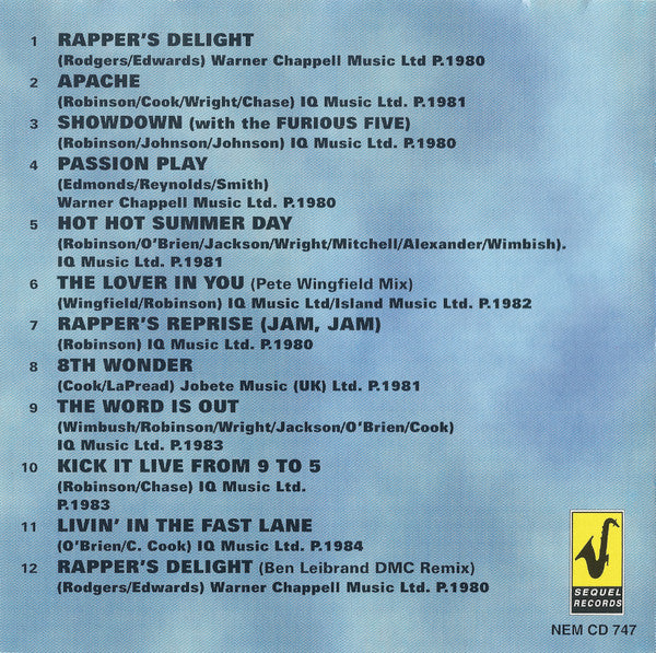 Sugarhill Gang : The Best Of The Sugarhill Gang (CD, Comp)