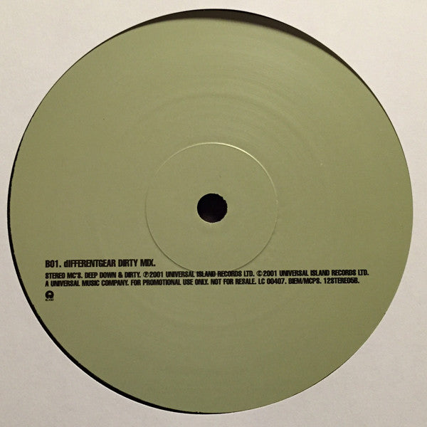 Stereo MC's : Deep Down & Dirty (12", Promo)
