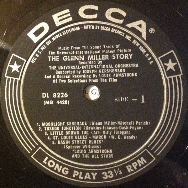 The Universal-International Orchestra, Louis Armstrong : The Glenn Miller Story  (LP, Album)