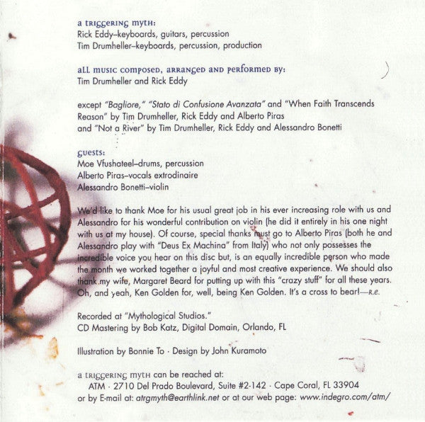 A Triggering Myth : The Sins Of Our Saviours (CD, Album)