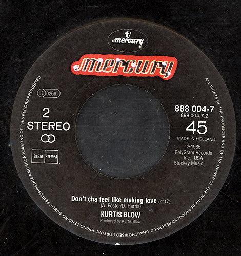 Kurtis Blow : I'm Chillin' (7", Single)