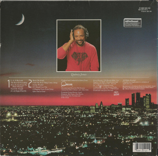 Frank Sinatra With Quincy Jones And Orchestra* : L.A. Is My Lady (LP, Album, Gat)