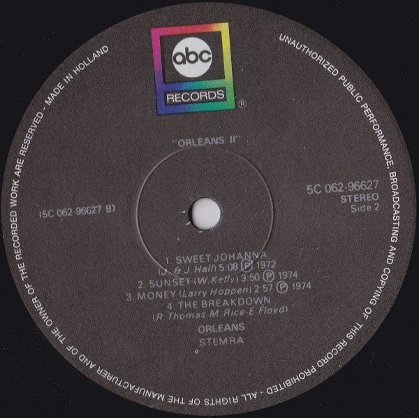 Orleans : Orleans II (LP, Album)