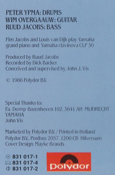 Pim Jacobs & Louis van Dijk Quintet : Fingers Unlimited (LP)