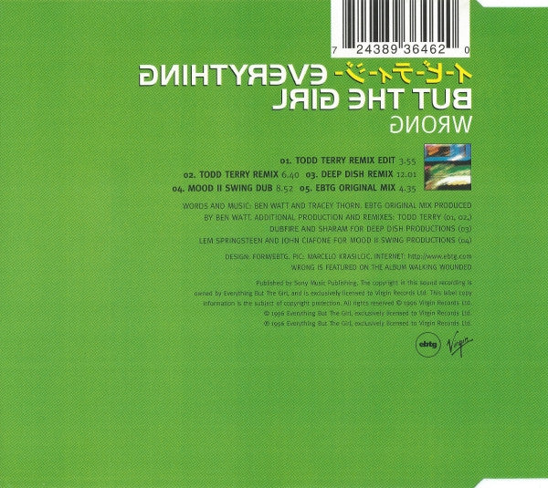 Everything But The Girl : Wrong (CD, Single)