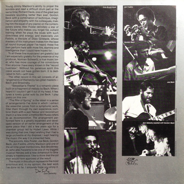 Don Sebesky : Three Works For Jazz Soloists & Symphony Orchestra (2xLP, Album)