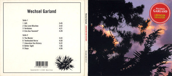 Wechsel Garland : Liberation Von History (CD, Album)