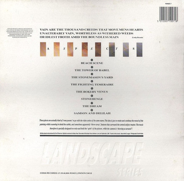 Tom Newman (2) : Aspects (LP, Album, Emb)